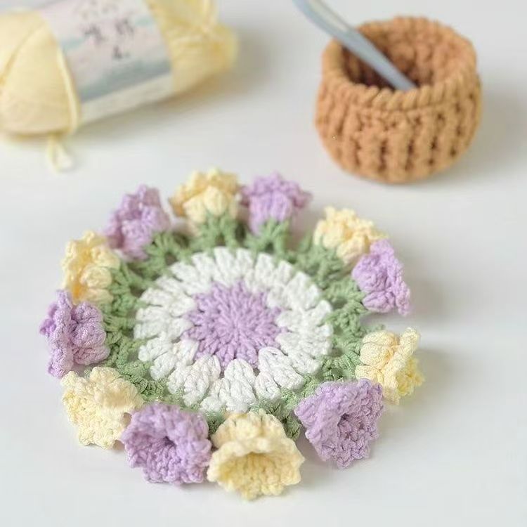 crochet flower set