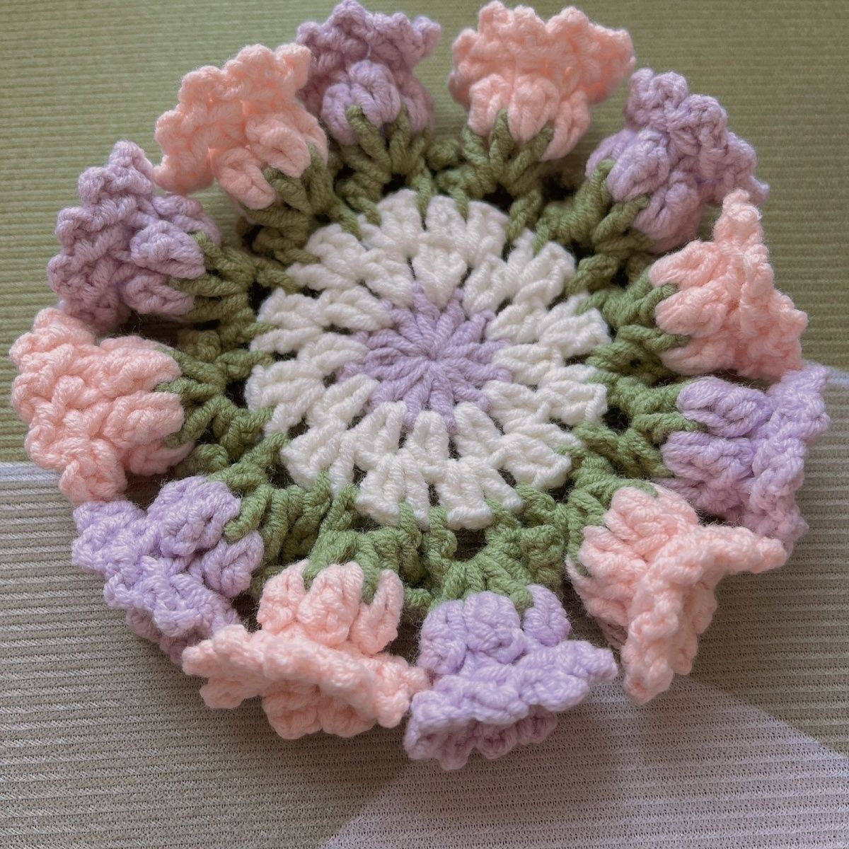 crochet flower set