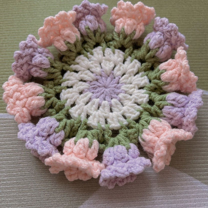 crochet flower set