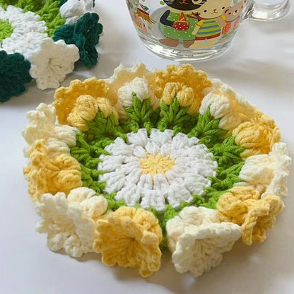 crochet flower set