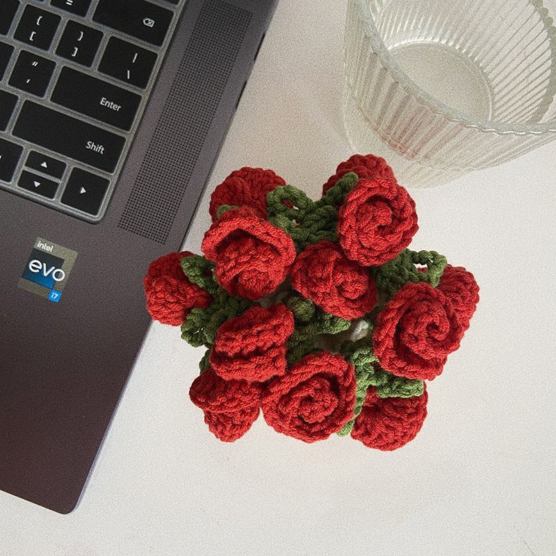 crochet flower set