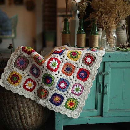Crochet hair rug