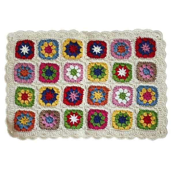 Crochet hair rug