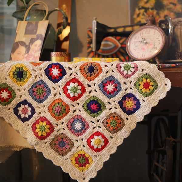Crochet hair rug