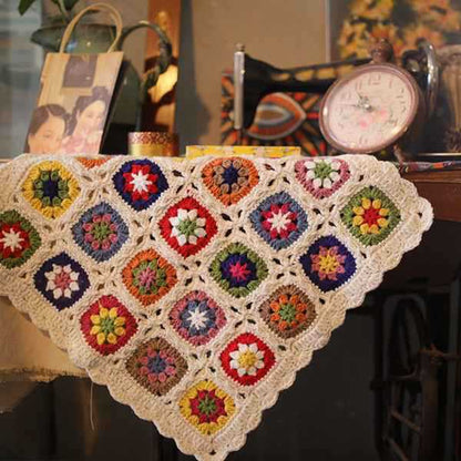 Crochet hair rug