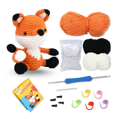 Crochet material kit animal cute figurine