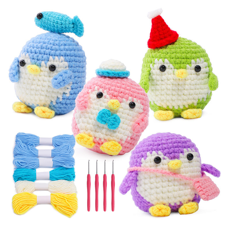 Crochet material kit animal cute figurine