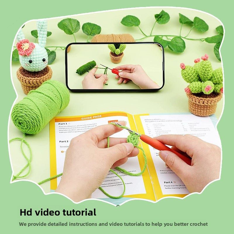 Crochet material kit animal cute figurine