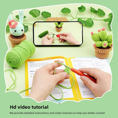 Crochet material kit animal cute figurine