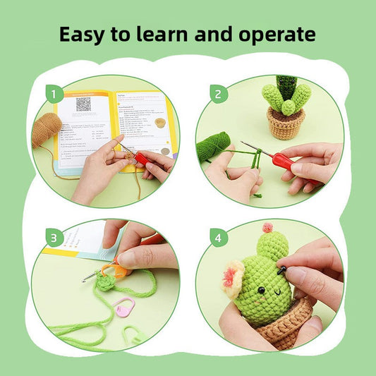 Crochet material kit animal cute figurine