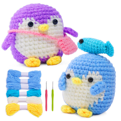 Crochet material kit animal cute figurine