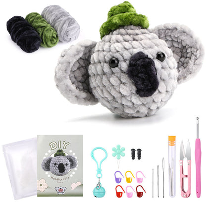 Crochet material kit animal cute figurine