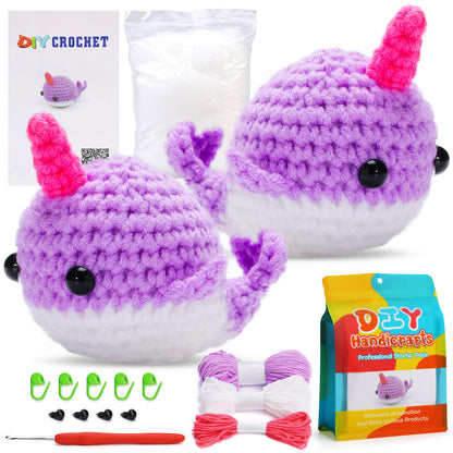 Crochet material kit animal cute figurine