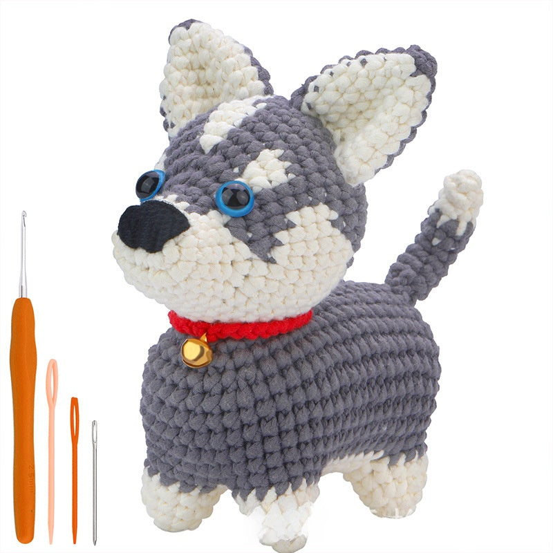 Crochet material kit animal cute figurine