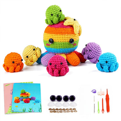 Crochet material kit animal cute figurine