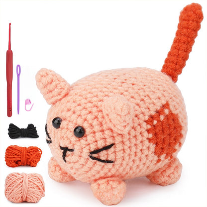 Crochet material kit animal cute figurine