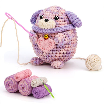 Crochet material kit animal cute figurine