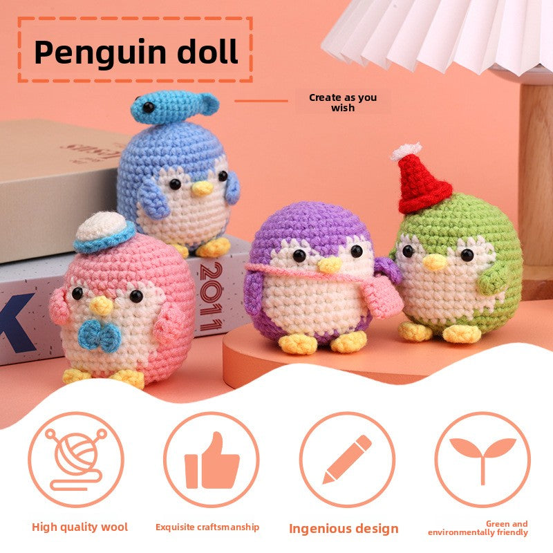 Crochet Material Kit Penguin