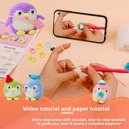 Crochet Material Kit Penguin