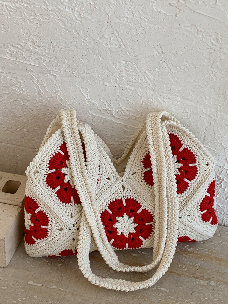 crochet shoulder bag
