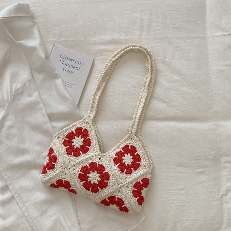 crochet shoulder bag