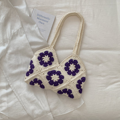 crochet shoulder bag