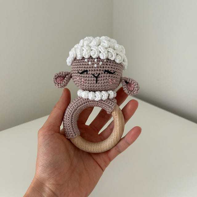 Crochet whale doll