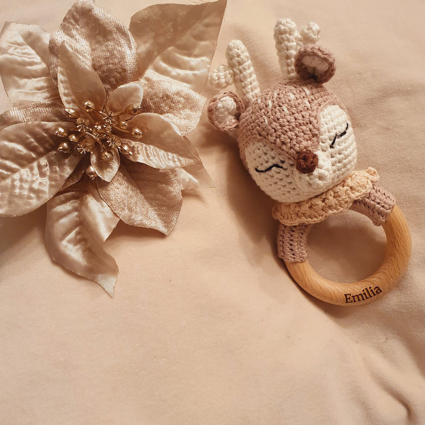 Crochet whale doll