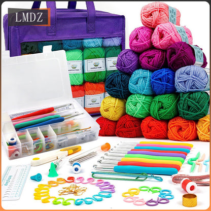 crochet wool set