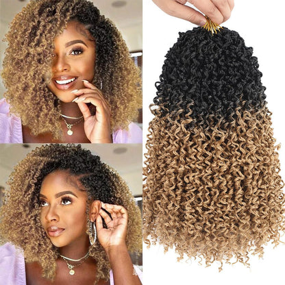 Crocheted Braided Synthetic Wig