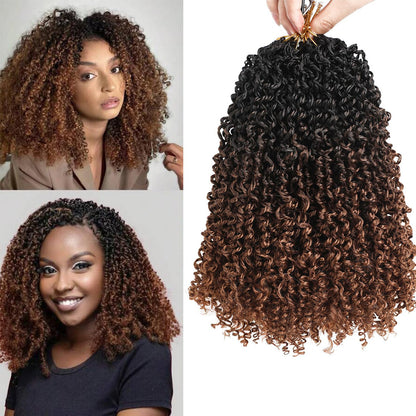 Crocheted Braided Synthetic Wig
