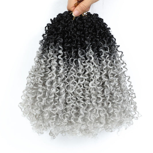 Crocheted Braided Synthetic Wig