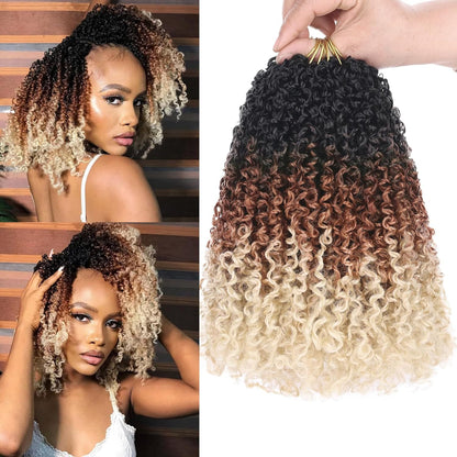 Crocheted Braided Synthetic Wig