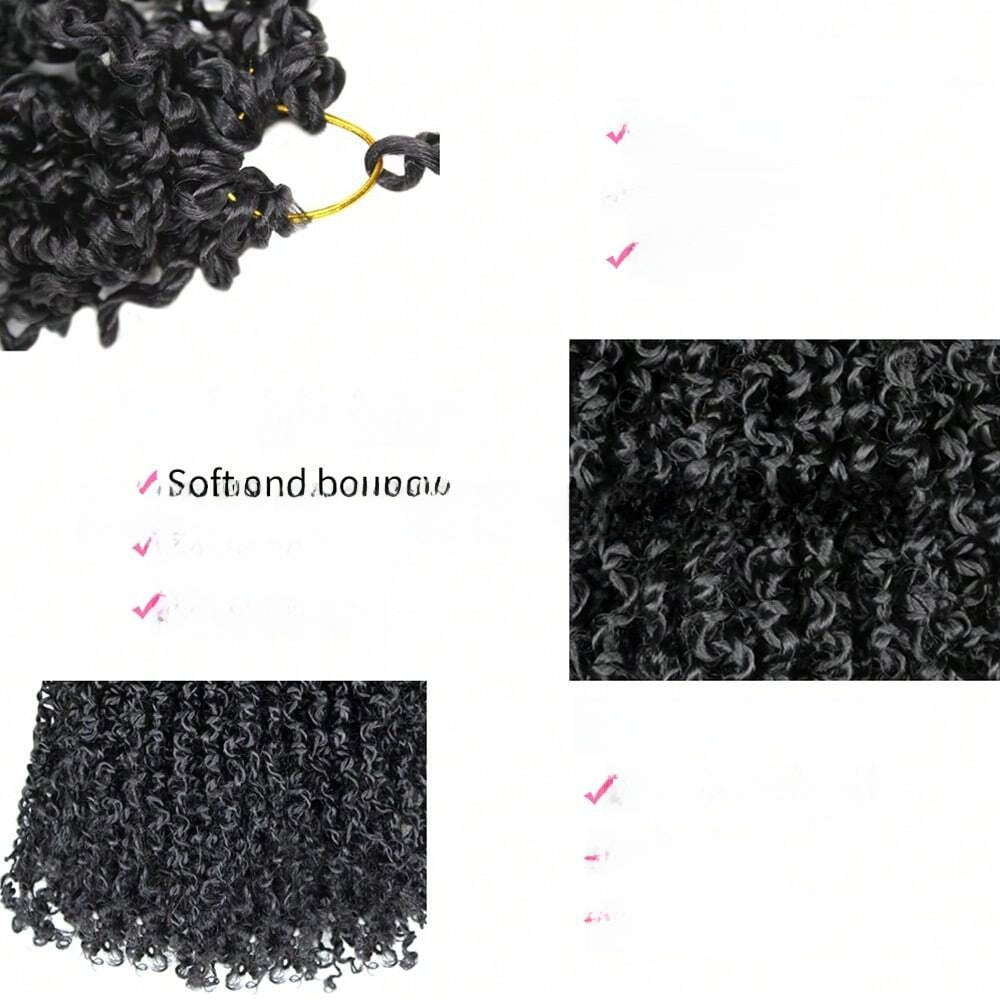 Crocheted Braided Synthetic Wig