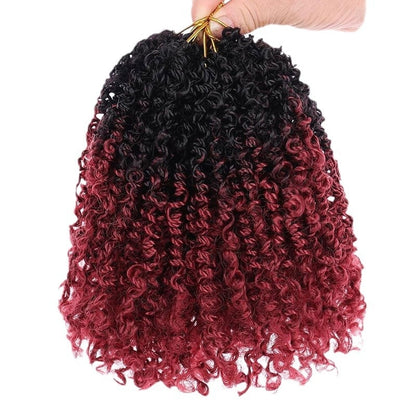 Crocheted Braided Synthetic Wig