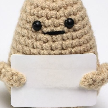 Crocheted toy doll