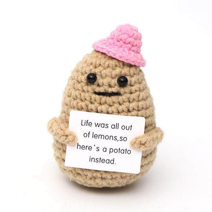 Crocheted toy doll