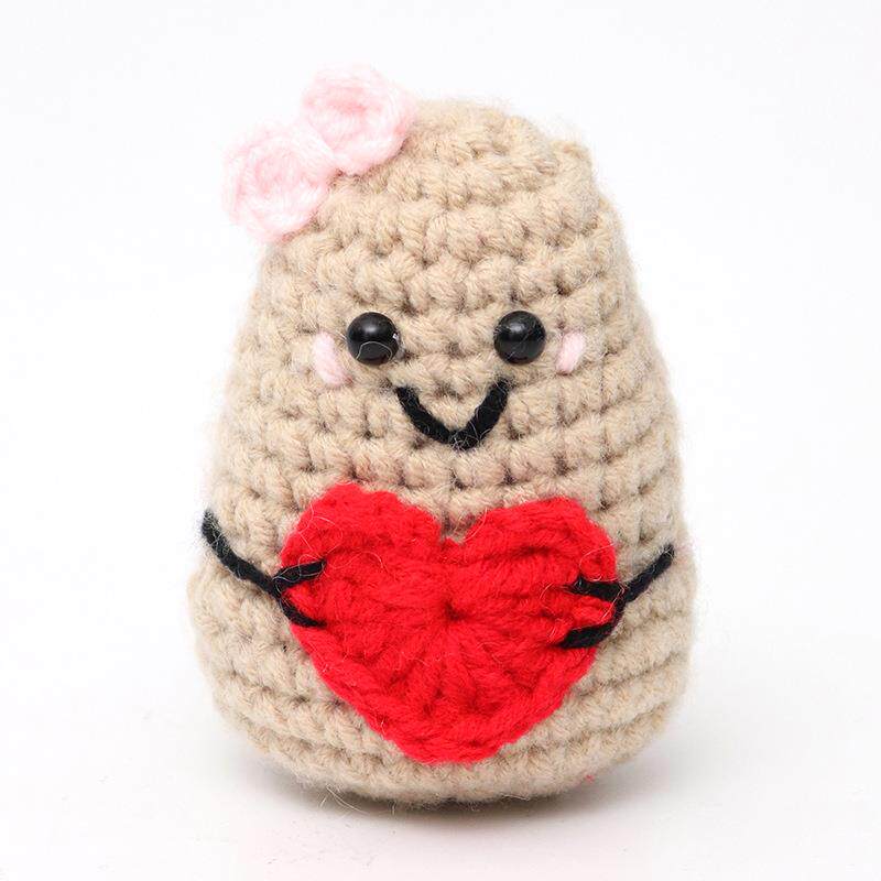 Crocheted toy doll