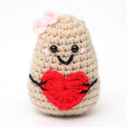 Crocheted toy doll