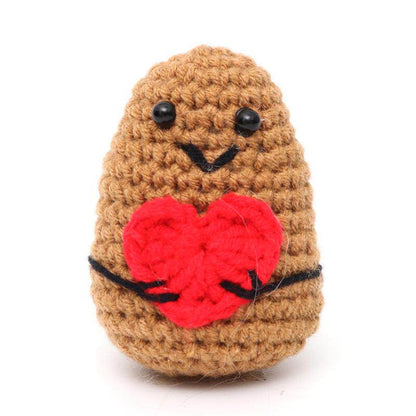Crocheted toy doll