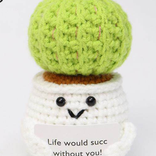 Crocheted toy doll