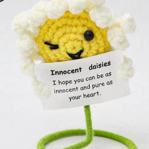 Crocheted toy doll