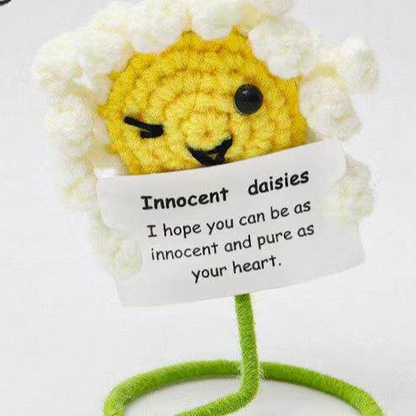Crocheted toy doll