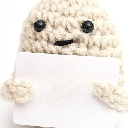 Crocheted toy doll