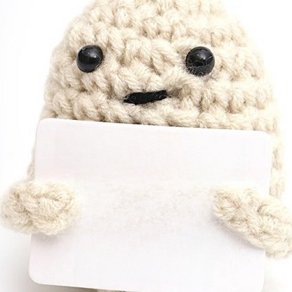 Crocheted toy doll