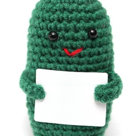 Crocheted toy doll