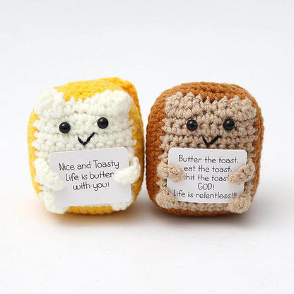 Crocheted toy doll