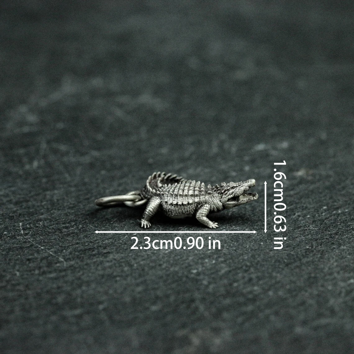 Crocodile Animal Model Pendant Necklace