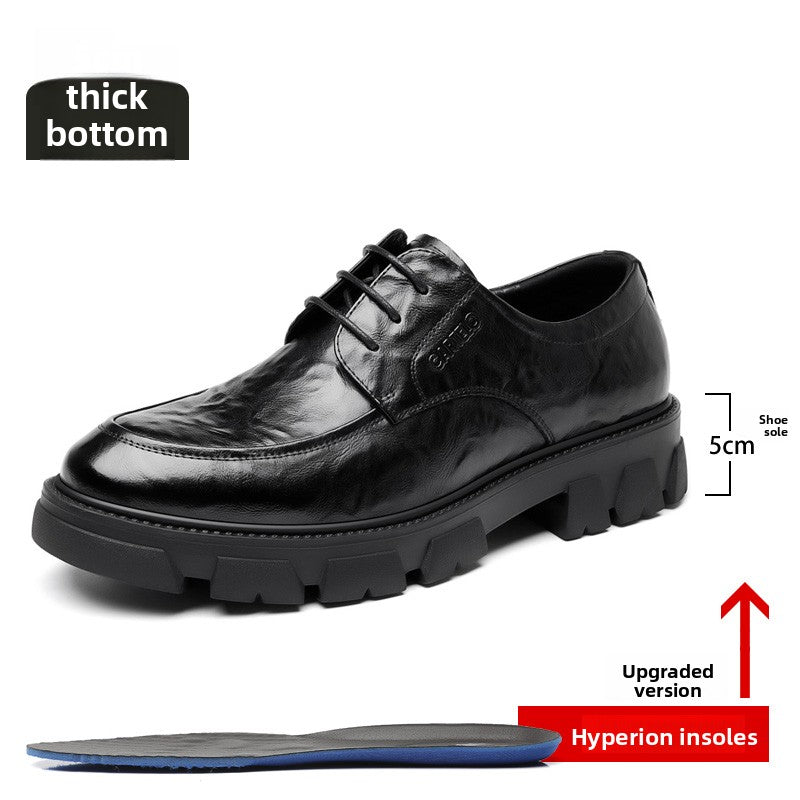 Crocodile Genuine Leather Men's Derby Shoes