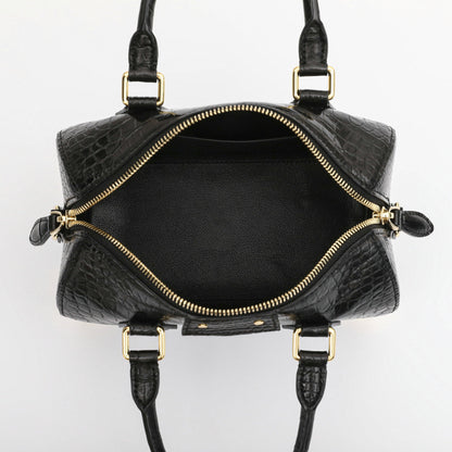 Crocodile Leather Women Shoulder Handbag